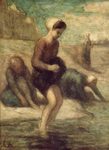 Su Kenarında, c.1849-53 by Honoré Daumier